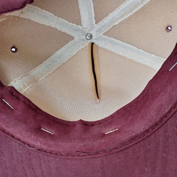 Be A Man Snapback Cap Hat Vintage Maroon Red Blame The Wife Funny Humor Joke - Picture 5 of 8